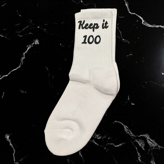 KEEP IT 100 SOCKS (2 pairs) UNISEX